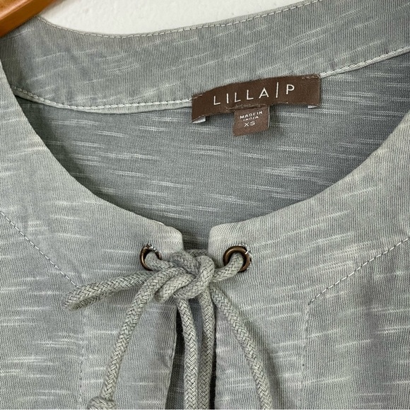 LILA P Sleeveless Cotton Embroidered Ruffle Bohemian Minimalist Dress XS - Picture 12 of 12